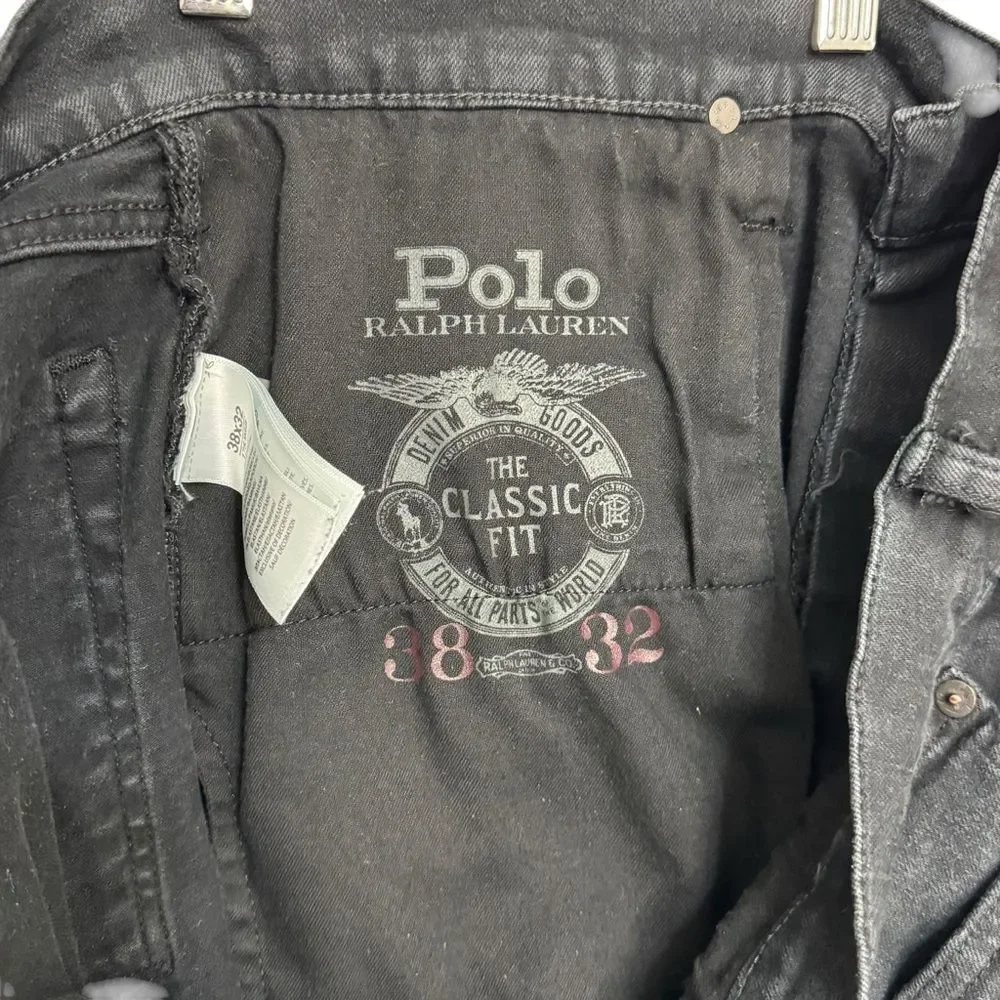 Polo by Ralph Lauren Men's Straight Jeans - Dark Gray - Picture 8 of 8